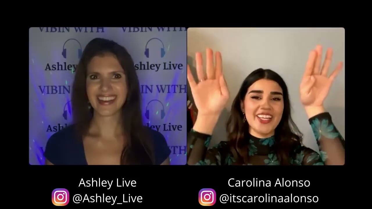 Episode 171 - Vibin With Ashley Live - Featuring Carolina Alonso from The Voice (Season 21)