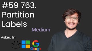 Celebrity Partition Labels ||| LeetCode Profile