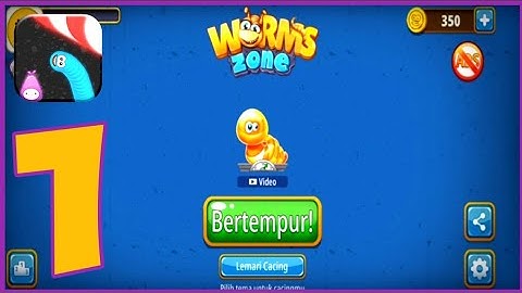 Zona Cacing.Io - Gameplay Walkthrough Part 1 - Tutorial (iOS, Android)