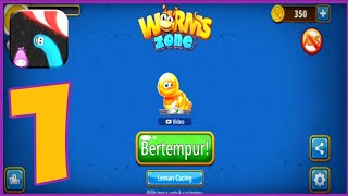 Zona Cacing.Io - Gameplay Walkthrough Part 1 - Tutorial (iOS, Android) screenshot 3
