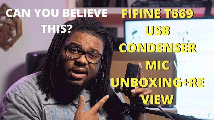 FIFINE T669 USB CONDENSER MIC UNBOXING+REVIEW