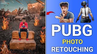 PUBG Photo editing  || Pubg mobile photo editing || PicsArt photo editing tutorial - Sanju editing