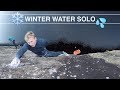 CLIMBING ABOVE FREEZING WATER - DEEP WATER SOLOING