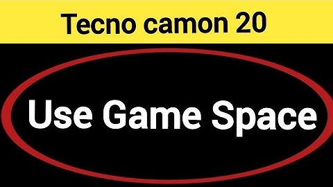 How to use game space, Tecno camon 20 me game turbo on kaise kare