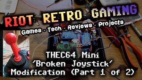 THEC64 Mini Broken Joystick Fix (Part 1 of 2)