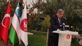 Ankarada Nevai Heykeli Açıldı Alişer Azamhocayev