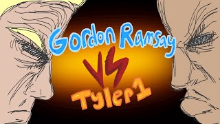 Gordon Ramsay vs Tyler1 Fight Scene (Animation)