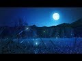 Relaxing sleep music and night nature sounds soft crickets beautiful piano deep sleep music