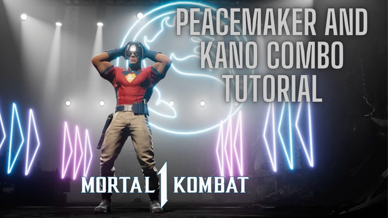 513 Peacemaker and Kano Combo tutorial Plus Extra Combo! Mortal Kombat ...