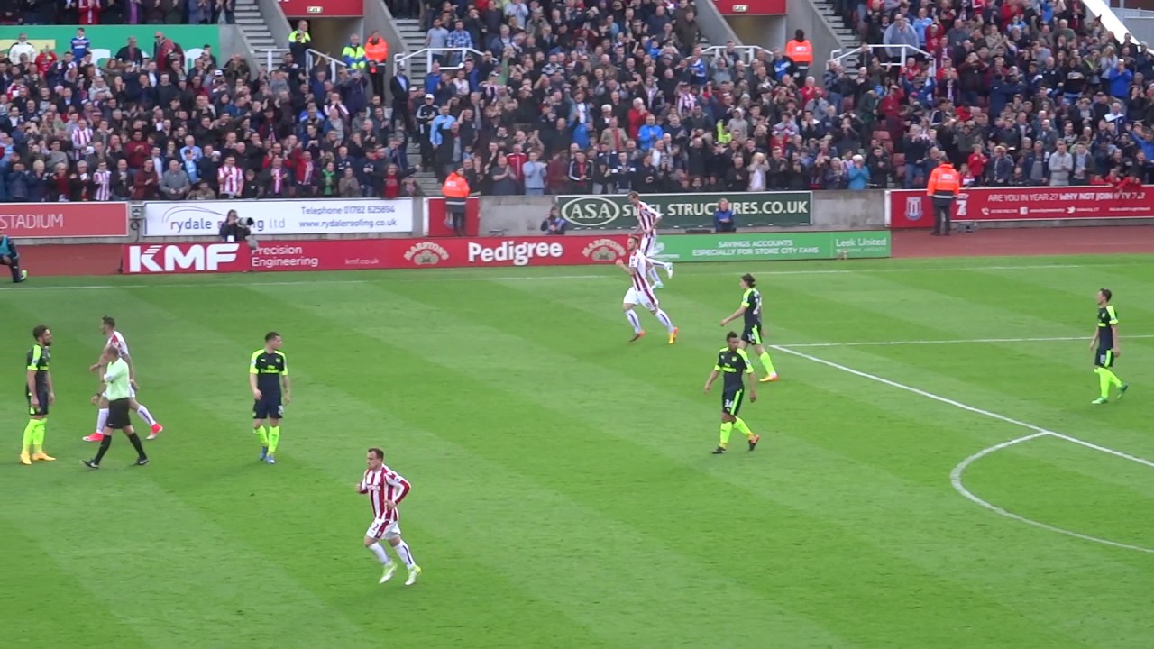 Stoke City - Peter Crouch Goal Celebrations vs. Arsenal