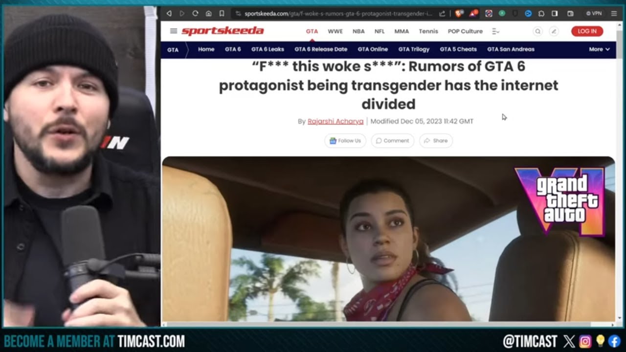 GTA 6 Main Character Is A TRANS WOMAN Claims FAKE Rumor, People Make Up Stuff For RAGE Clicks