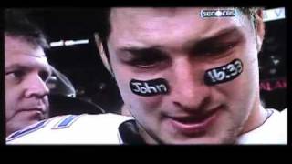 Tim Tebow's Interview After 2009 Alabama Loss Wealth