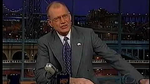 Janet Jackson on David Letterman 2001 Part 1