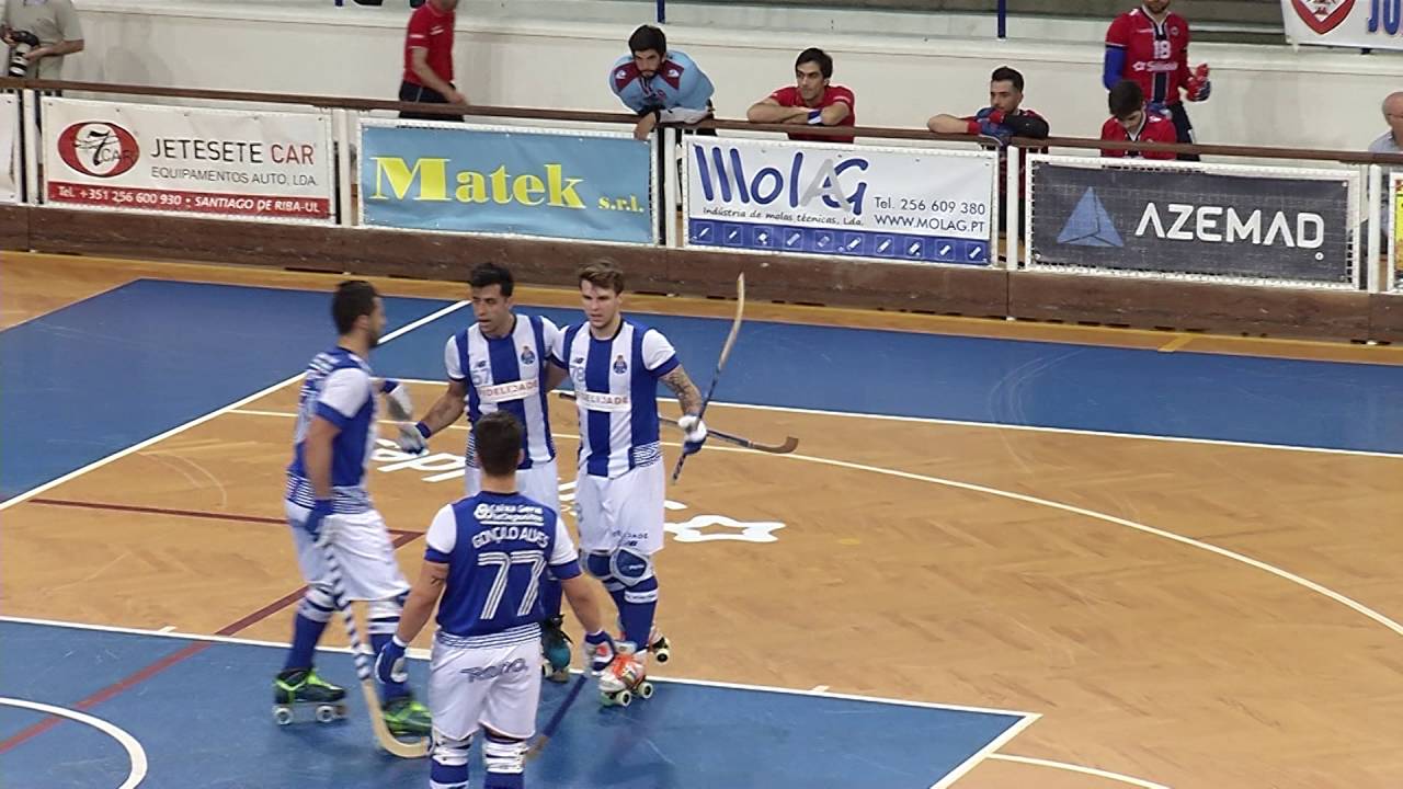 Hóquei em Patins: Oliveirense-FC Porto Fidelidade, 4-3 (Campeonato Nacional, 25.ª jornada, 04/06/16) campeonato nacional 1b