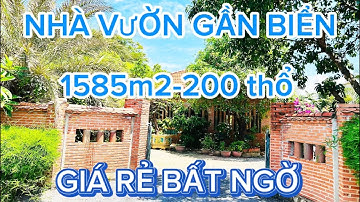 BÁN GẤP NHÀ VƯỜN MỚI ĐẸP GẦN BIỂN PHƯỚC HẢI  – CÓ SẴN NHÀ GỖ