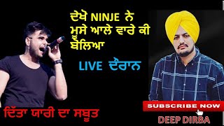 Ninja live reply to sidhumoosewala ।। show 2020