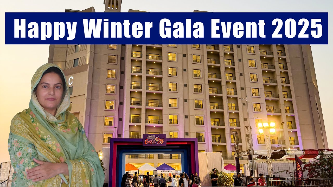Счастливого зимнего гала-мероприятия 2025 | Bahria Town Карачи | 