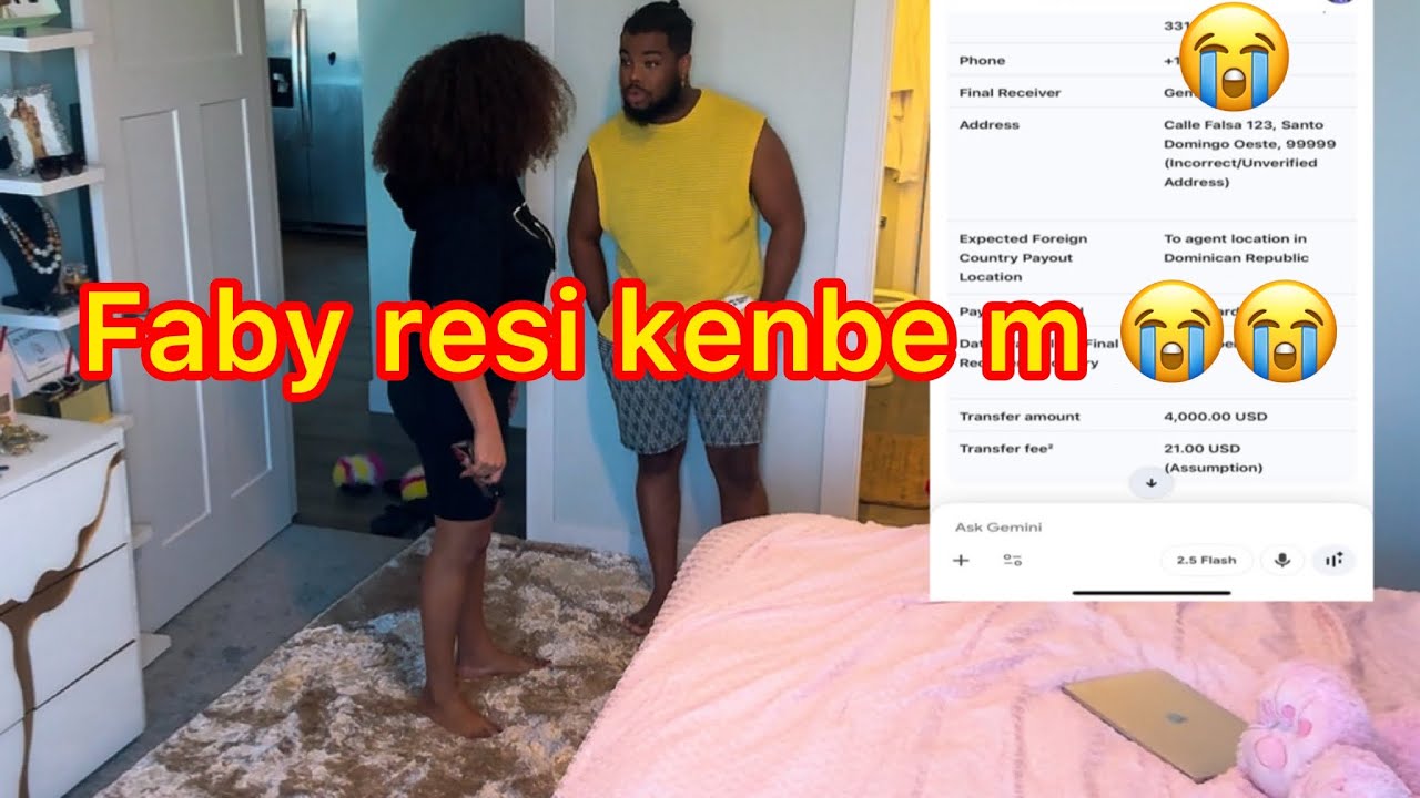 FABY KENBE M KI VOYE 4Mil DOLLAR BAY YON FANM LI KRIYE MANKE MOURI FANM NAN RELE L 😭 @FabyfloTalent 