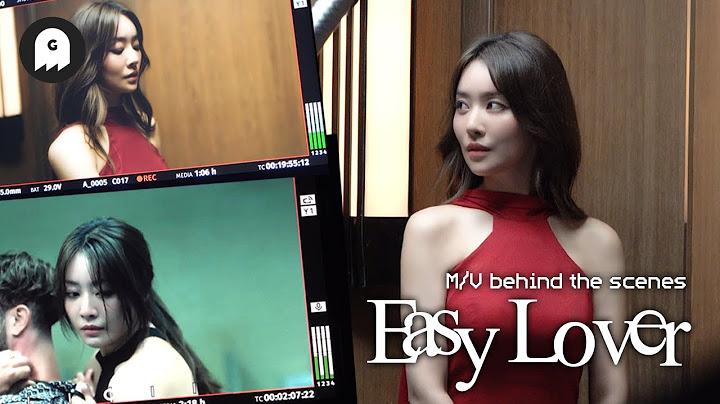 #차주영 박진영 (J.Y. Park) "Easy Lover (아니라고 말해줘)" M/V 비하인드