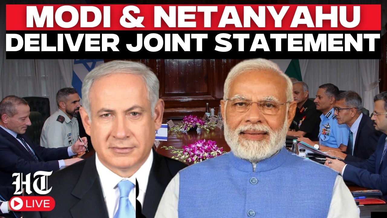 Modi In Israel LIVE | PM Modi & Netanyahu Issue Joint Statement | India Israel Ties | PM Modi News