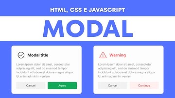 Modal com HTML, CSS e JavaScript – Tutorial Completo
