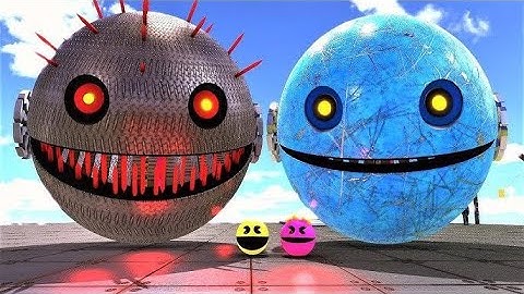 ROBOT PACMAN VS CARTOON CAT VS SCARY PACMAN VS MSPACMAN BEST COLLECTION x327