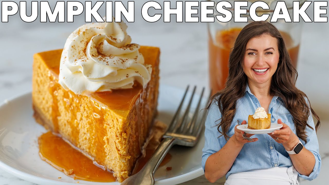 Pumpkin Cheesecake (At Home!) - Better Than Cheesecake Factory