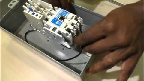 How to convert a 3-Phase starter to a 1-Phase starter