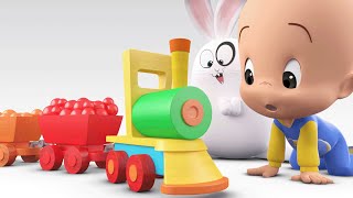 Learn with Cuquin and the Magic colorful train | It's Cuquin Playtime!