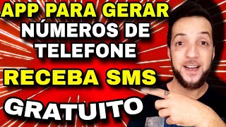 APP PARA GERAR NÚMEROS DE TELEFONE GRATUITO E RECEBER SMS MUITO FÁCIL screenshot 4