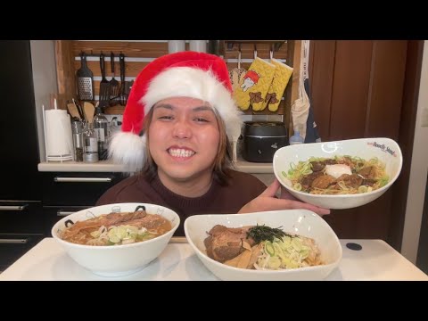 【生配信】クリスマスイブに視聴者とラーメンを食べる配信！