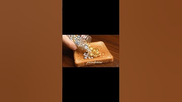 Diamonds & Gold Planets ASMR on Toast ✨#aiasmr r #relaxing  #surrealasmr
