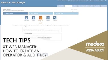 Medeco XT Web Manager: How to Create an Operator & Audit Key - Medeco Locks