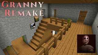 GRANNY REMAKE: GRANNY REMAKE HOUSE IN MINECRAFT