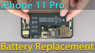 IPHONE 11 pro battery  REPLACEMENT(4K) How to replace iPhone 11pro battery