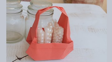 DIY Paper Basket Tutorial | Easy Origami Basket DIY | Simple Paper Basket Making for Gifts #paper