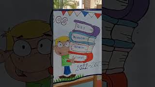 MURAL ESCOLAR DE BIENVENIDOS / JUNTOS POR LA EDUCACIÓN DEL FUTURO / #short