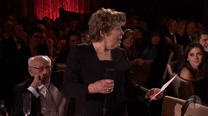 2010 Governors Awards -- Anne Jackson toasts Eli W...
