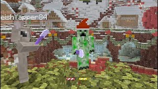 Minecraft Xbox - The Two Battling Santa Creepers On More Festive Tumble!!