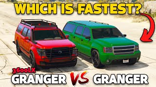 GTA 5 Online: GRANGER 3600LX VS GRANGER (WHICH IS FASTEST?)