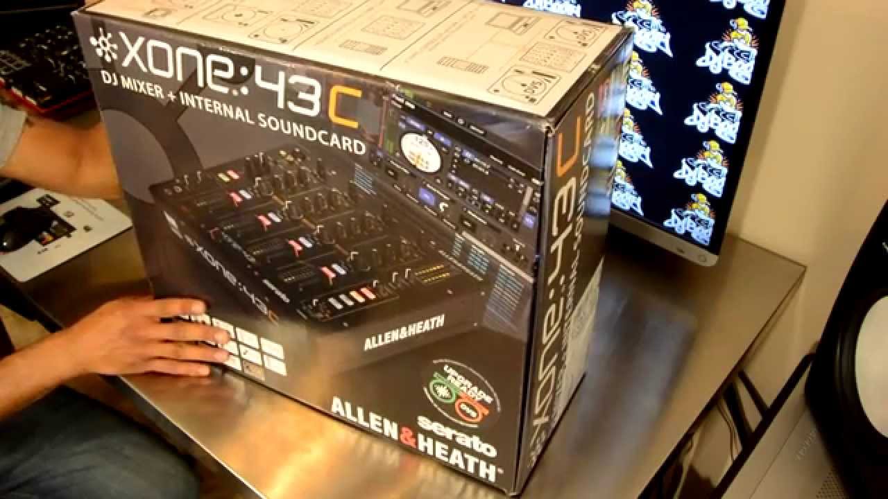 Allen & Heath Xone:43C DJ Mixer + Soundcard Unboxing Video - YouTube