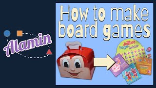 How to make board games out of Jolly Kiddie Meal Box screenshot 2