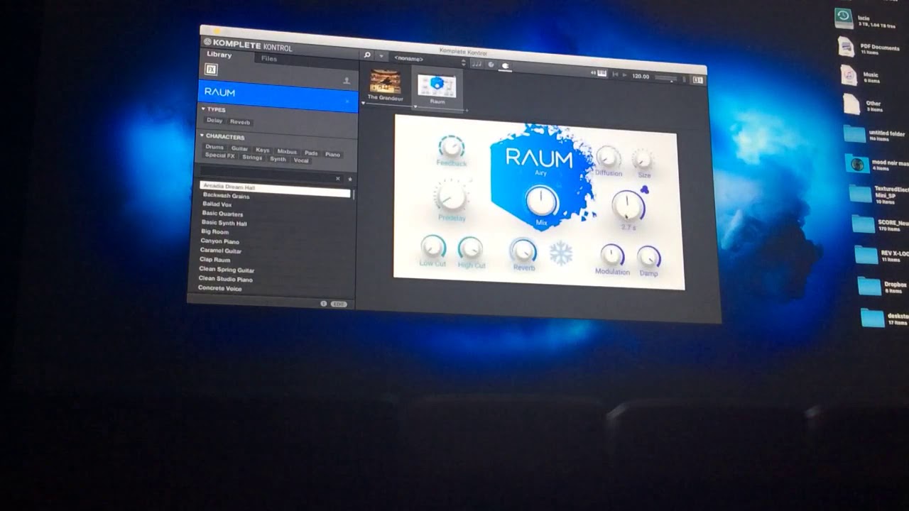 Raum reverb by native instruments - YouTube