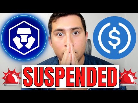 USDC SUSPENDED BY CRYPTO.COM, COINBASE, BINANCE!! BREAKING CRYPTO NEWS