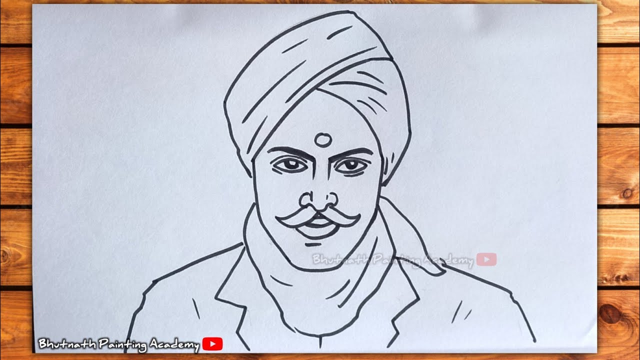 Subramaniya bharathiyar drawing - YouTube