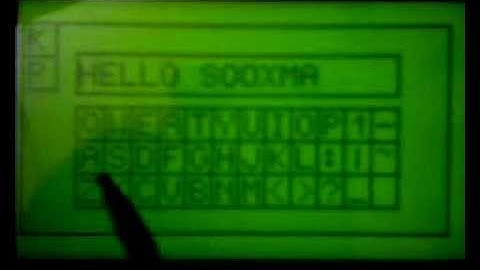 PIC Microcontroller and 128x64 GLCD based TouchScreen Keyboard and Drawing