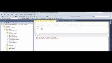 SQL Server -  Fix Error  - Must declare the scalar variable