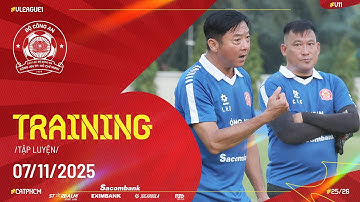 Thầy trò HLV Lê Huỳnh Đức hăng say tập luyện trước trận đại chiến với Ninh Bình FC