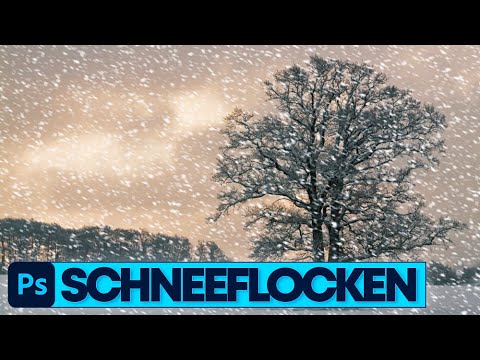 Video: Wie Man In Photoshop Schnee Auf Einem Foto Macht