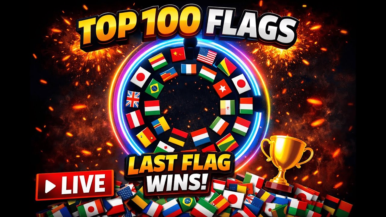 🌍 ALL COUNTRY FLAGS – LAST FLAG 🏆 2 | LIVE  